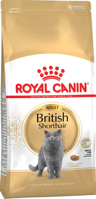 Корм для кошек Royal Canin British Shorthair британской короткошерстной породы старше 12 месяцев, 2кг
