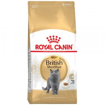 Корм Royal Canin British Shorthair Adult для кошек британской короткошерстной породы старше 12 месяцев 10кг