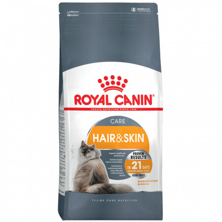 Корм Royal Canin Hair & Skin Care для взрослых кошек в целях поддержания здоровья кожи и шерсти 10кг