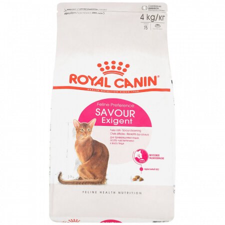Корм для взыскательных кошек Royal Canin Exigent 35/30 Savour sensation, 4кг