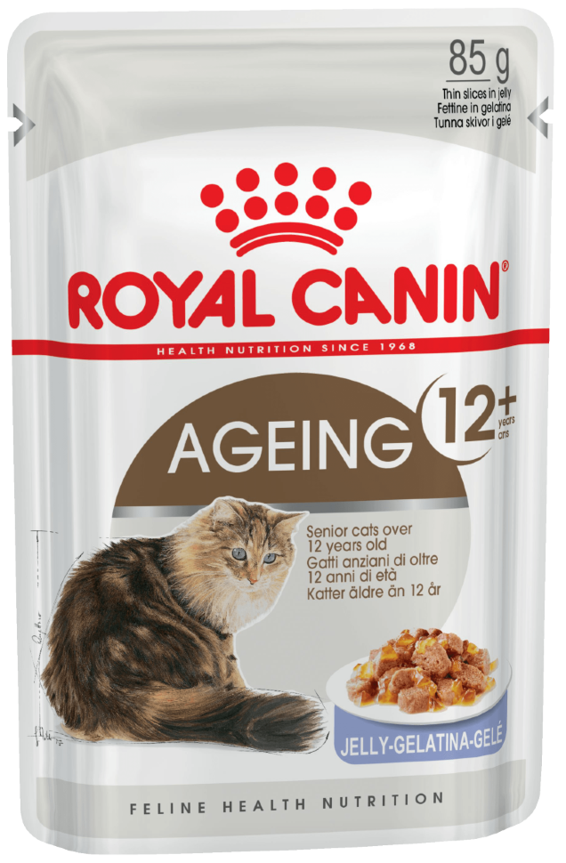 ROYAL CANIN AGEING +12 (в желе) 85 г пауч влажный корм для кошек старше 12 лет
