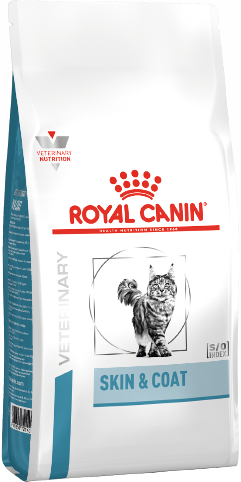 ROYAL CANIN SKIN & COAT корм для кастрированных / стерилизованных котов и кошек с повышенной чувствительностью кожи